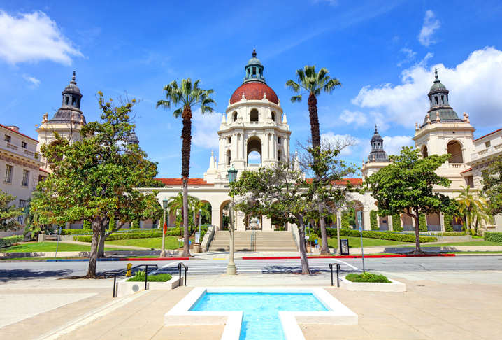 Panoramic Image of Pasadena, California